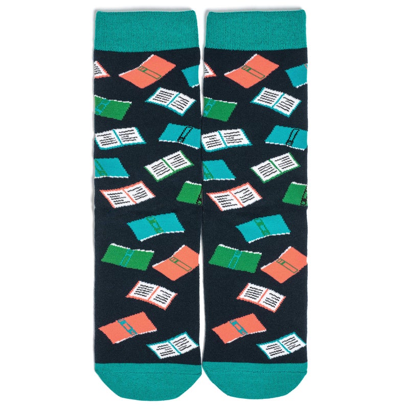 Lavley Book and Reading Socks for Adults - Funny Gifts for Reader - Unisex for Men and Women, One Size (US, Alpha, One Size, Regular, Regular, So Many Books So Little Time) - Image 5